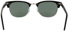ClubMaster Shiny Black Ray-Ban 5154L Clubmaster Optics Progressive No Line Reading Sunglasses View #4