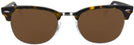 ClubMaster Dark Havana Ray-Ban 5154L Clubmaster Optics Progressive No Line Reading Sunglasses View #2