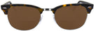 ClubMaster Dark Havana Ray-Ban 5154L Clubmaster Optics Bifocal Reading Sunglasses View #2