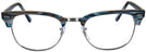 ClubMaster Stripped Blue/Grey Ray-Ban 5154L Clubmaster Optics Single Vision Full Frame View #2