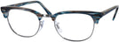 ClubMaster Stripped Blue/Grey Ray-Ban 5154L Clubmaster Optics Progressive No-Lines View #1