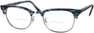 ClubMaster Stripped Blue/Grey Ray-Ban 5154L Clubmaster Optics Bifocal View #1