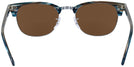 ClubMaster Stripped Blue/Grey Ray-Ban 5154L Clubmaster Optics Progressive No Line Reading Sunglasses View #4