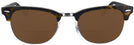 ClubMaster Dark Havana Ray-Ban 5154 Bifocal Reading Sunglasses View #2