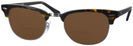 ClubMaster Dark Havana Ray-Ban 5154 Bifocal Reading Sunglasses View #1