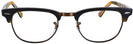 ClubMaster Havana On Text Camouflage Ray-Ban 5154 Single Vision Full Frame View #2