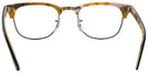 ClubMaster Havana On Text Camouflage Ray-Ban 5154 Single Vision Full Frame View #4