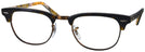 ClubMaster Havana On Text Camouflage Ray-Ban 5154 Computer Style Progressive View #1