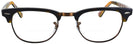 ClubMaster Havana On Text Camouflage Ray-Ban 5154 Bifocal View #2