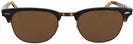 ClubMaster Havana On Text Camouflage Ray-Ban 5154 Progressive No Line Reading Sunglasses View #2