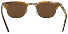 ClubMaster Havana On Text Camouflage Ray-Ban 5154 Progressive No Line Reading Sunglasses View #4