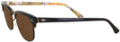 ClubMaster Havana On Text Camouflage Ray-Ban 5154 Bifocal Reading Sunglasses View #3