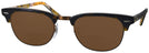 ClubMaster Havana On Text Camouflage Ray-Ban 5154 Bifocal Reading Sunglasses View #1