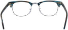 ClubMaster Stripped Blue/Grey Ray-Ban 5154 Single Vision Full Frame View #4