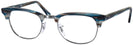 ClubMaster Stripped Blue/Grey Ray-Ban 5154 Computer Style Progressive View #1