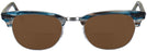 ClubMaster Stripped Blue/Grey Ray-Ban 5154 Bifocal Reading Sunglasses View #2