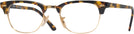 ClubMaster Yellow Havana Ray-Ban 5154 Computer Style Progressive View #1