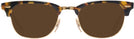 ClubMaster Yellow Havana Ray-Ban 5154 Progressive No Line Reading Sunglasses View #2