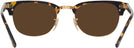 ClubMaster Yellow Havana Ray-Ban 5154 Progressive No Line Reading Sunglasses View #4