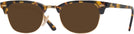 ClubMaster Yellow Havana Ray-Ban 5154 Progressive No Line Reading Sunglasses View #1