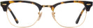 ClubMaster Yellow Havana Ray-Ban 5154L Clubmaster Optics Single Vision Full Frame View #2