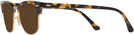 ClubMaster Yellow Havana Ray-Ban 5154L Clubmaster Optics Progressive No Line Reading Sunglasses View #3