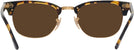 ClubMaster Yellow Havana Ray-Ban 5154L Clubmaster Optics Progressive No Line Reading Sunglasses View #4