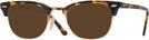 ClubMaster Yellow Havana Ray-Ban 5154L Clubmaster Optics Progressive No Line Reading Sunglasses View #1
