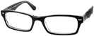 Rectangle Black Ray-Ban 5206 Computer Style Progressive View #1