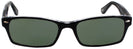 Rectangle Black Ray-Ban 5206 Bifocal Reading Sunglasses View #2