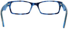 Rectangle Top Havana / Transparent Blue Ray-Ban 5206 Computer Style Progressive View #4