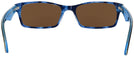Rectangle Top Havana / Transparent Blue Ray-Ban 5206 Bifocal Reading Sunglasses View #4