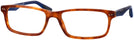 Rectangle Shiny Red Havana Ray-Ban 5277L Progressive No-Lines View #1