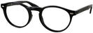 Round Shiny Black Ray-Ban 5283L Computer Style Progressive View #1