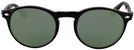 Round Shiny Black Ray-Ban 5283L Progressive No Line Reading Sunglasses View #2