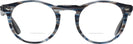 Round Striped Blue Ray-Ban 5283 Petite Bifocal View #2