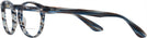 Round Striped Blue Ray-Ban 5283 Petite Bifocal View #3