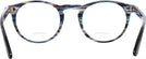 Round Striped Blue Ray-Ban 5283 Petite Bifocal View #4