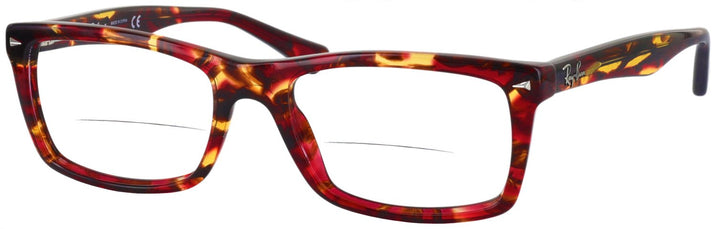 Rectangle Tortoise Ray-Ban 5287 Bifocal View #1