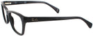Rectangle Shiny Black Ray-Ban 5298 Progressive No-Lines View #3