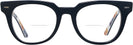 Square Blue On Stripes Orange/white Ray-Ban 5377 Bifocal View #2