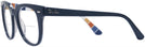 Square Blue On Stripes Orange/white Ray-Ban 5377 Bifocal View #3