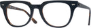 Square Grey On Havana Ray-Ban 5377 Progressive No-Lines View #1