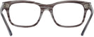 Rectangle Striped Grey Ray-Ban 5383L Progressive No-Lines View #4