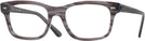 Rectangle Striped Grey Ray-Ban 5383L Progressive No-Lines View #1