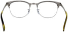 ClubMaster Matte Silver Ray-Ban 6317 Single Vision Full Frame View #4