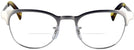 ClubMaster Matte Silver Ray-Ban 6317 Bifocal View #2