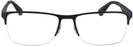 Square Matte Black Ray-Ban 6335 Single Vision Full Frame View #2