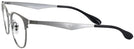 Square Brushed Gunmetal Ray-Ban 6346 Computer Style Progressive View #3
