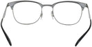 Square Brushed Gunmetal Ray-Ban 6346 Computer Style Progressive View #4